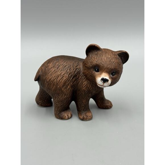 Vintage Homco Home Interiors #1414 Set of 3 Brown Bear Cubs Figurines - Picture 7 of 14